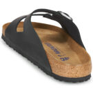 BIRKENSTOCK Arizona Soft Footbed Oiled / Pelle / Black / Regular Nero Ciabatta Donna - 5