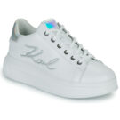 Karl Lagerfeld KAPRI Signia Lace Lthr Wei&szlig; Sneakers Niedrig Damen - 1