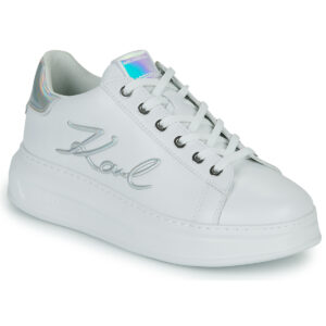 Karl Lagerfeld  KAPRI Signia Lace Lthr  Bianco -  Sneakers basse Donna