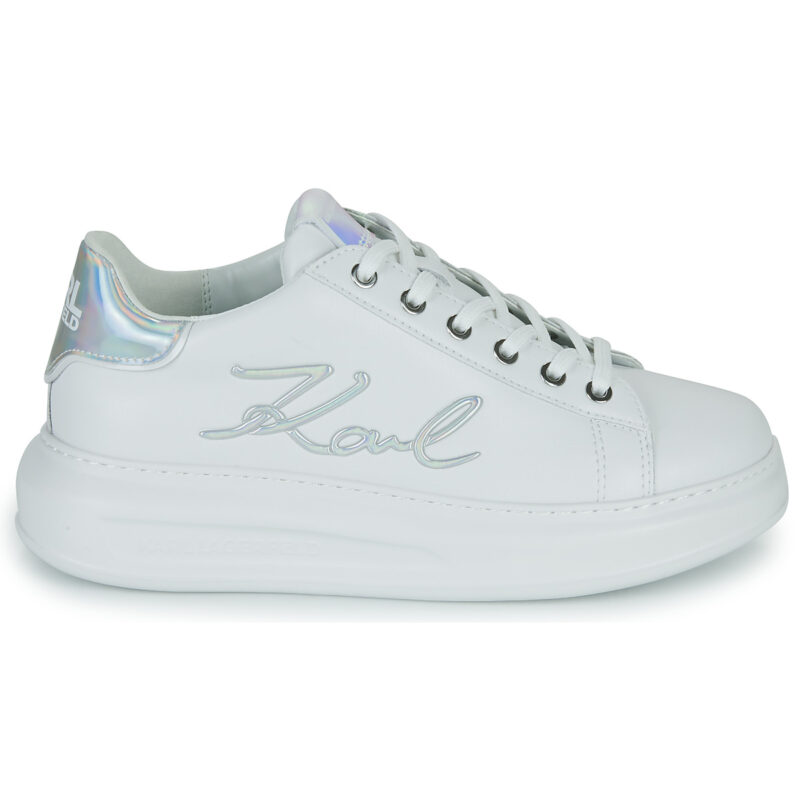 Karl Lagerfeld KAPRI Signia Lace Lthr Bianco Sneakers basse Donna - 2