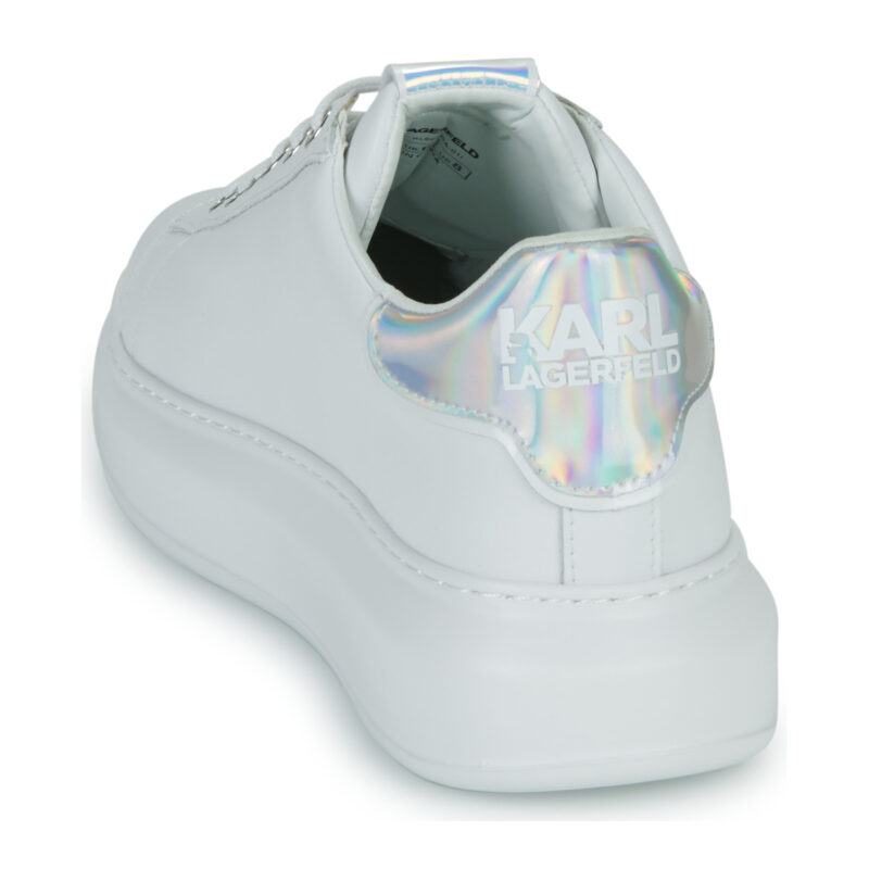 Karl Lagerfeld KAPRI Signia Lace Lthr Bianco Sneakers basse Donna - 5