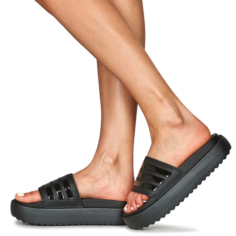 adidas  ADILETTE PLATFORM  Nero -   ciabatte Donna - 8