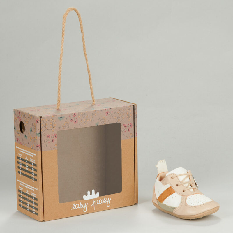 Easy Peasy MY PRE BASKET LACET Beige Sneakers Bambino - 7