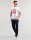 T-Shirt Esprit OCS LOGO STRIPE Bianco T-shirt maniche corte Uomo - 3
