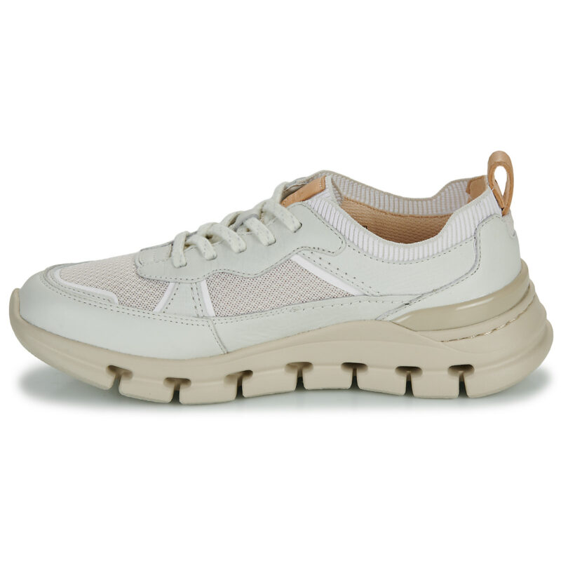 Clarks  NATURE X COVE  Bianco -  Sneakers basse Donna - 4