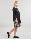 Kleiden Liu Jo WA4094 Schwarze lange Kleider Damen - 3