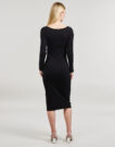 Kleiden Liu Jo WA4077 Schwarze lange Kleider Damen - 4