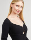 Kleiden Liu Jo WA4077 Schwarze lange Kleider Damen - 5