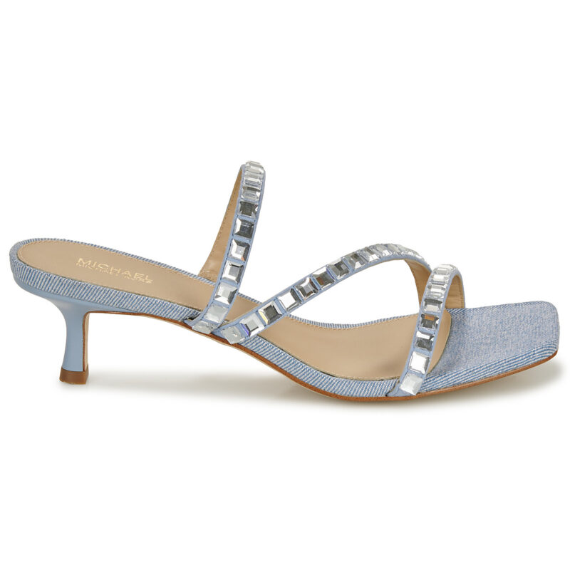 MICHAEL Michael Kors CELIA KITTEN SLIDE Blue Women's Slipper - 2