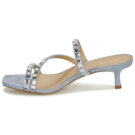 MICHAEL Michael Kors CELIA KITTEN SLIDE Blue Women's Slipper - 4