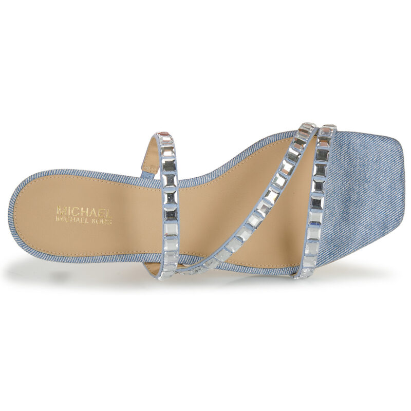 MICHAEL Michael Kors CELIA KITTEN SLIDE Blue Women's Slipper - 6