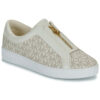 MICHAEL Michael Kors KEATON ZIP SLIP ON Beige Sneakers basse Donna