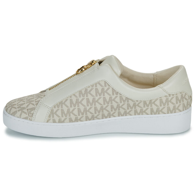 MICHAEL Michael Kors KEATON ZIP SLIP ON Beige Sneakers basse Donna - 4
