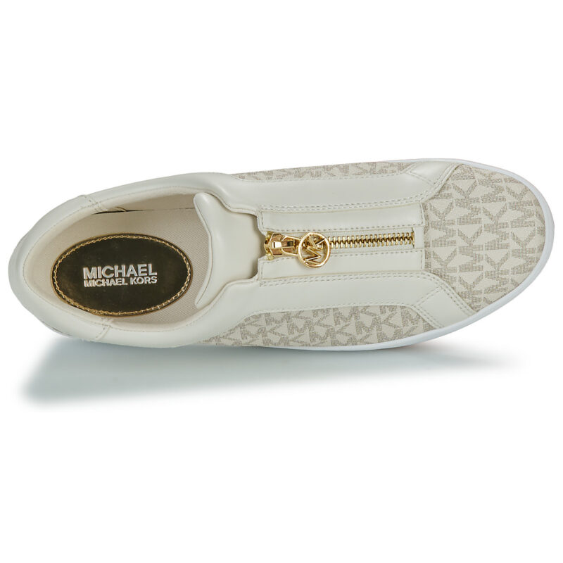 MICHAEL Michael Kors KEATON ZIP SLIP ON Beige Sneakers basse Donna - 6