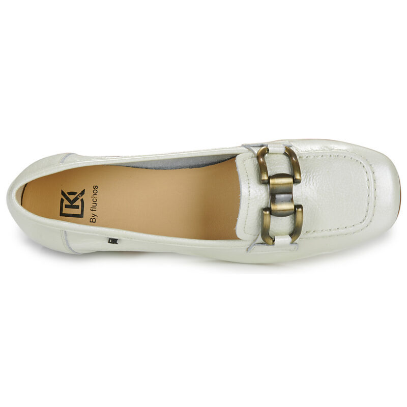 Dorking GIA MOC White Women's Moccasins - 6