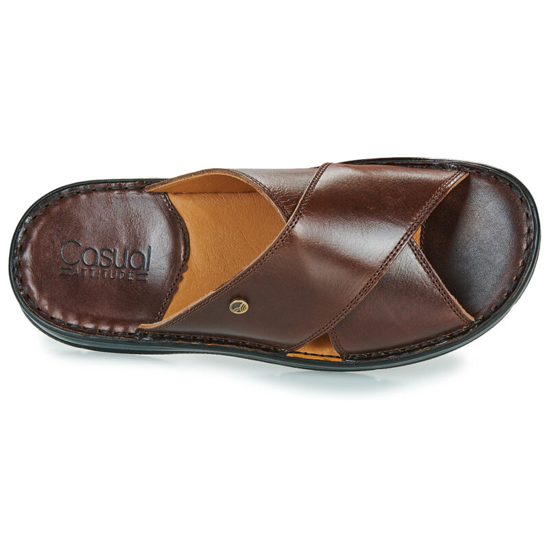Casual Attitude NEW003 Marrone Ciabatta Uomo - 6