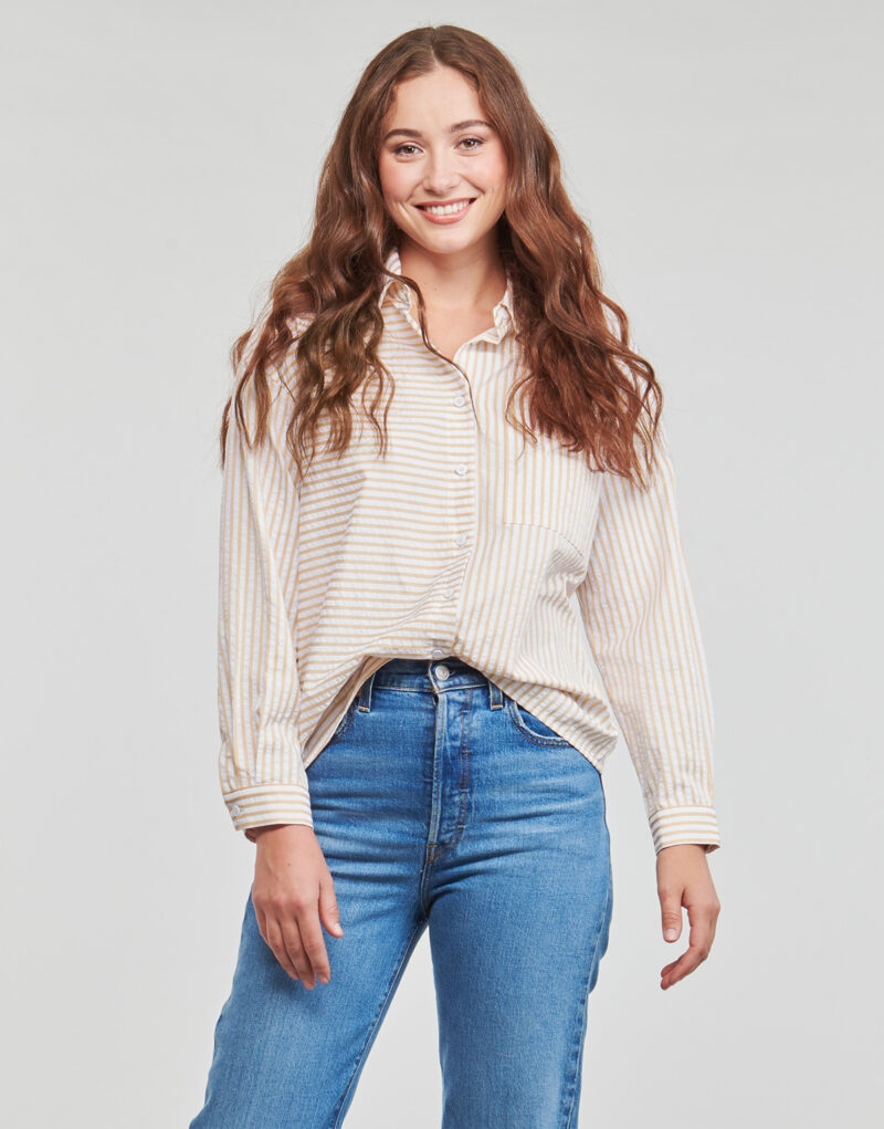 Chemise Betty London SOLENN Blanc Camicie Donna - 2