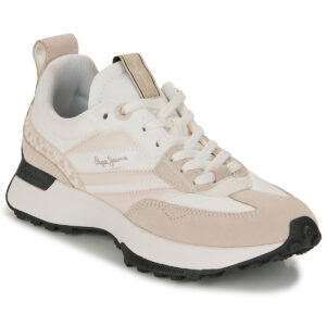 Pepe jeans  LUCKY PRINT  Bianco -  Sneakers basse Donna