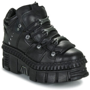 New Rock  WALL 106  Nero -  Derby Uomo