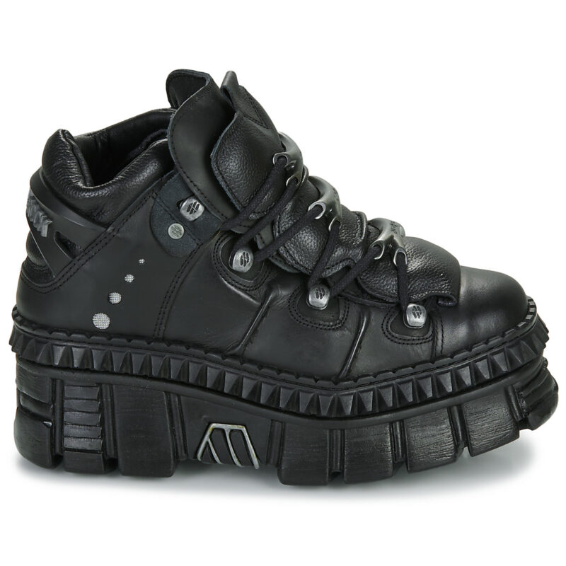 New Rock WALL 106 Nero Derby Uomo - 2