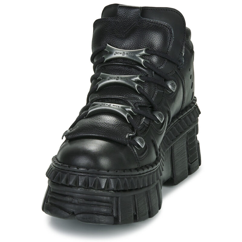New Rock WALL 106 Nero Derby Uomo - 3