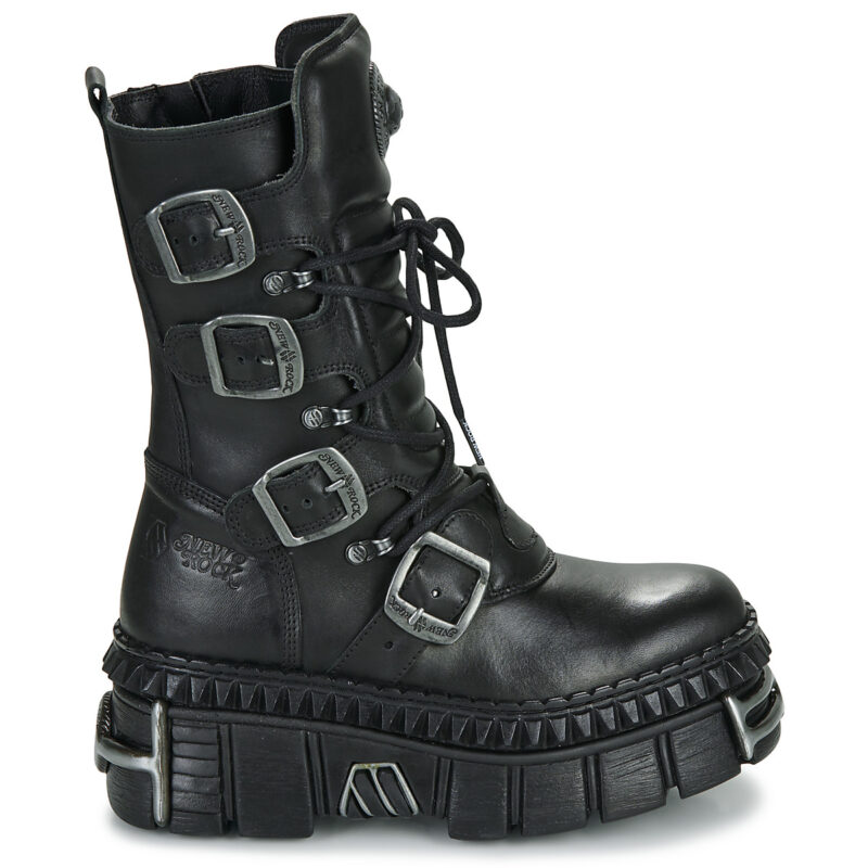 New Rock  WALL 1473  Nero -  Stivaletti Donna - 2