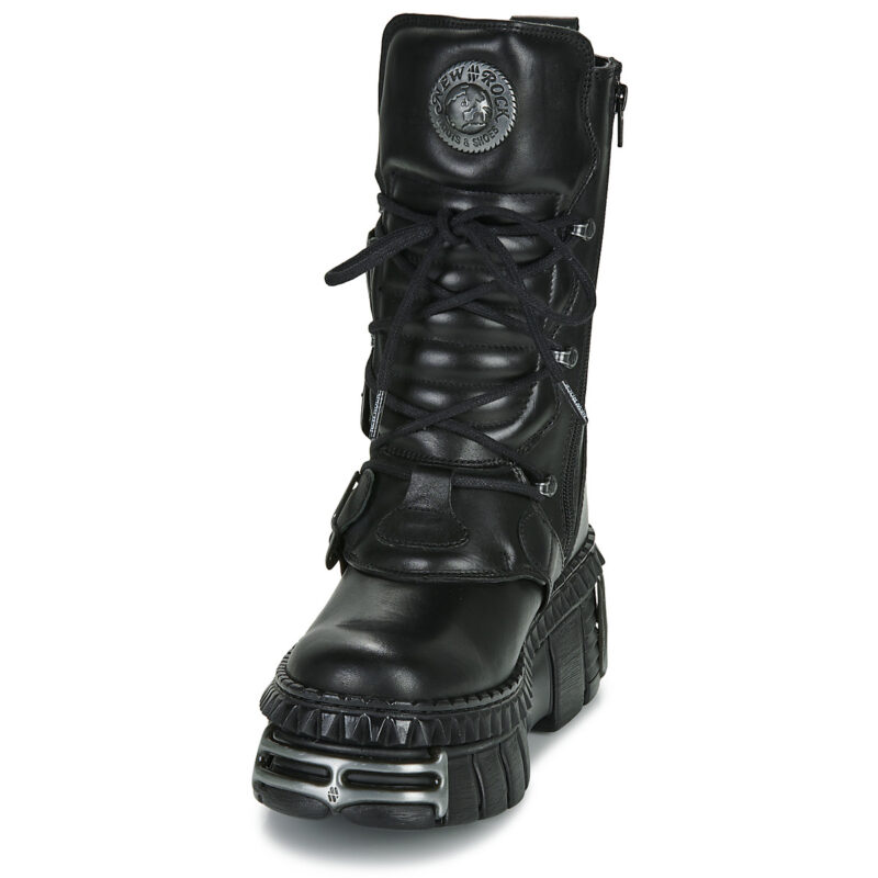 New Rock  WALL 1473  Nero -  Stivaletti Donna - 3