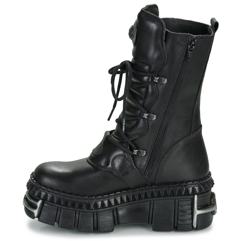 New Rock  WALL 1473  Nero -  Stivaletti Donna - 4
