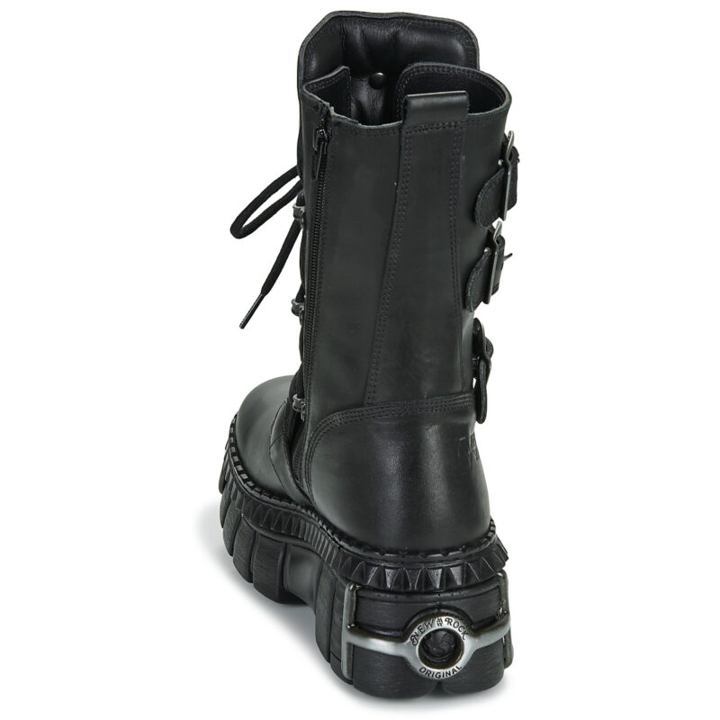 New Rock  WALL 1473  Nero -  Stivaletti Donna - 5