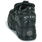 New Rock IMPACT Black Derby Women - 5