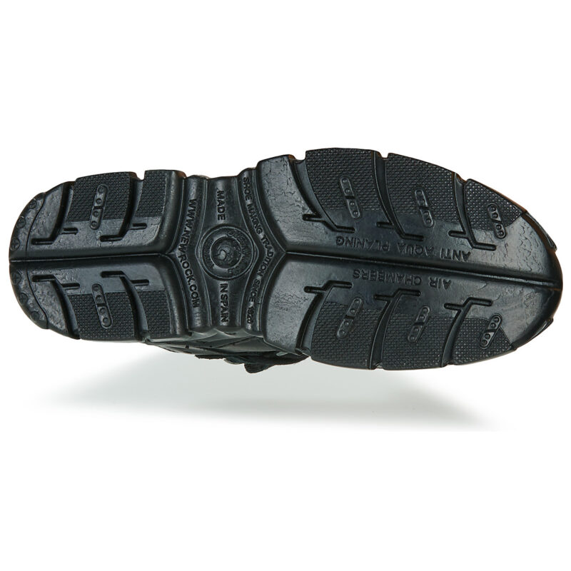 New Rock IMPACT Black Derby Women - 7