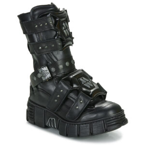 New Rock  WALL 422  Nero -  Stivali bassi  Donna