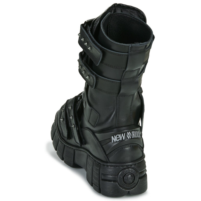 New Rock  WALL 422  Nero -  Stivali bassi  Donna - 5