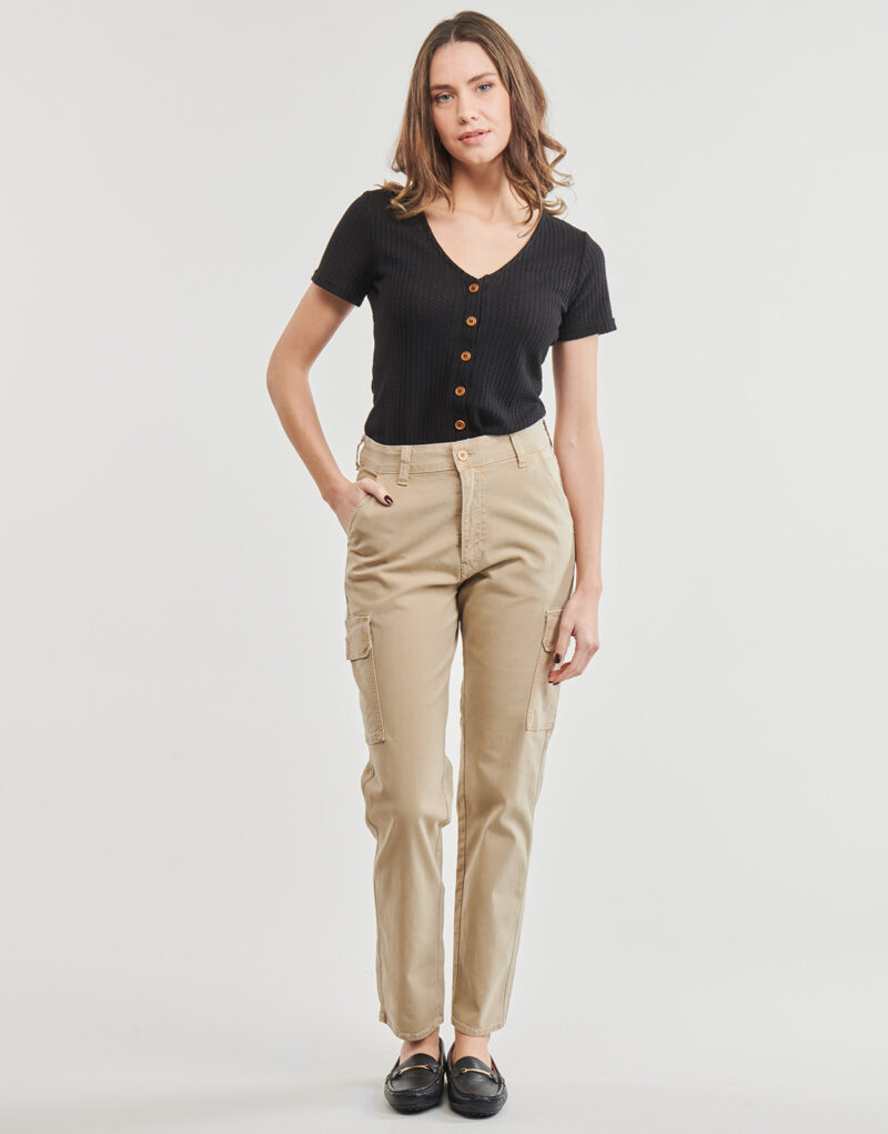 Pantalone Cargo Le Temps des Cerises CASTELLAS Beige Pantalone Cargo Donna - 2