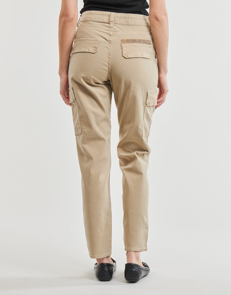 Pantalone Cargo Le Temps des Cerises CASTELLAS Beige Pantalone Cargo Donna - 4