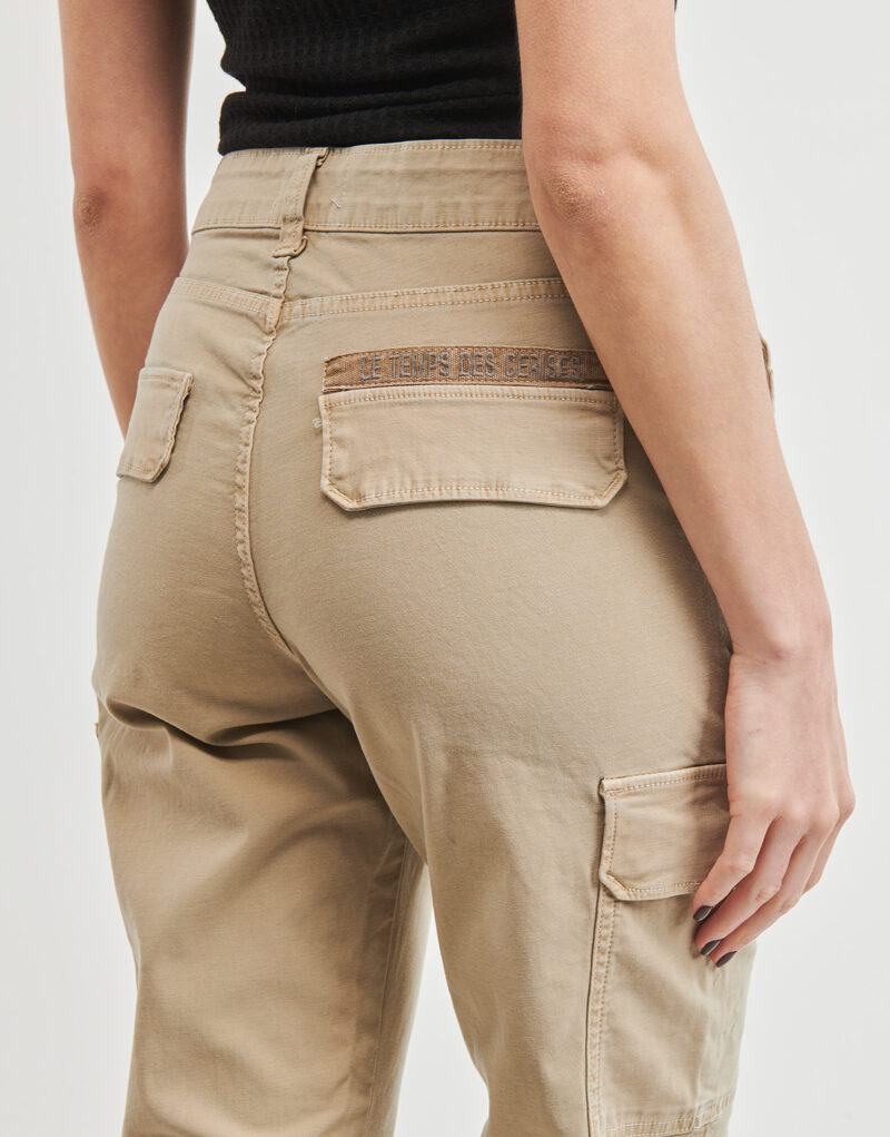 Pantalone Cargo Le Temps des Cerises CASTELLAS Beige Pantalone Cargo Donna - 5