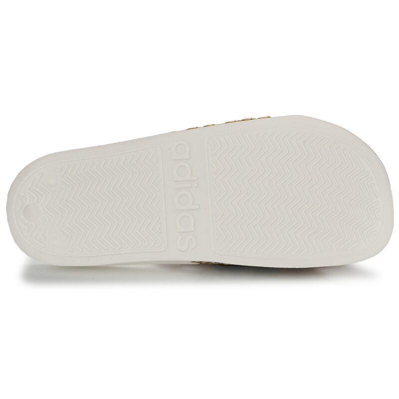 adidas ADILETTE SHOWER Wei&szlig;e Damenpantoffeln - Gr&ouml;&szlig;e 7