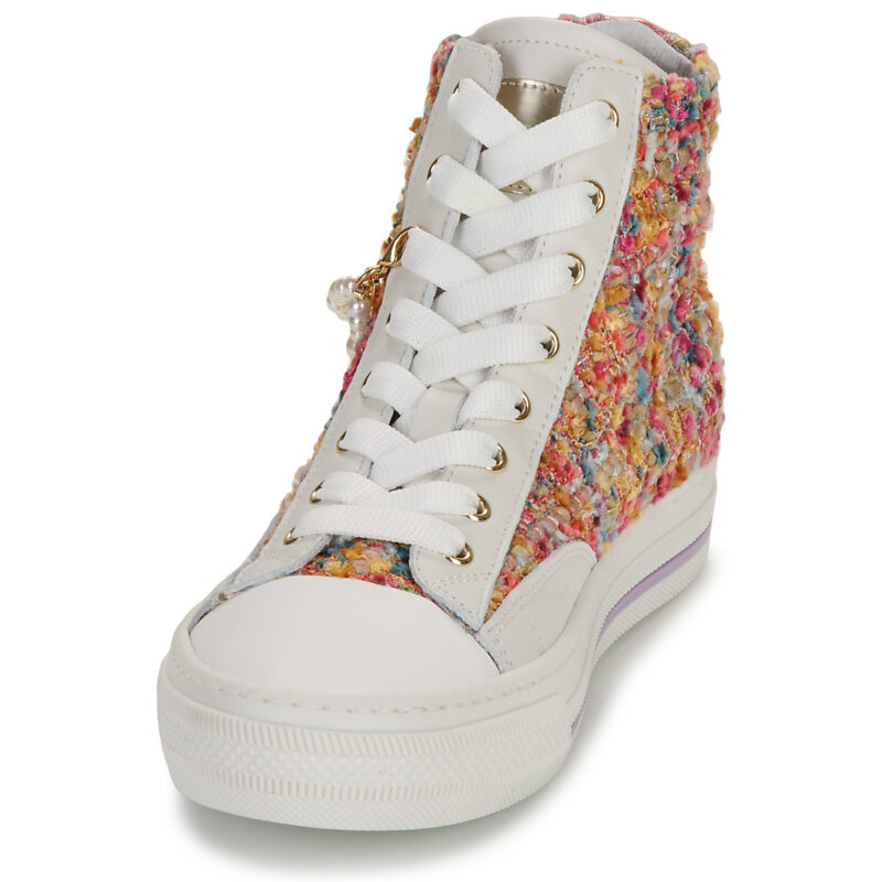 Meline HE202-CAT2-P9083 White High-Top Sneakers Women - 3