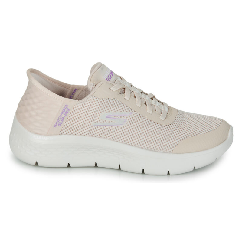 Skechers HANDS FREE SLIP INS : GO WALK FLEX - GRAND ENTRY Baskets basses beiges Femme - 2