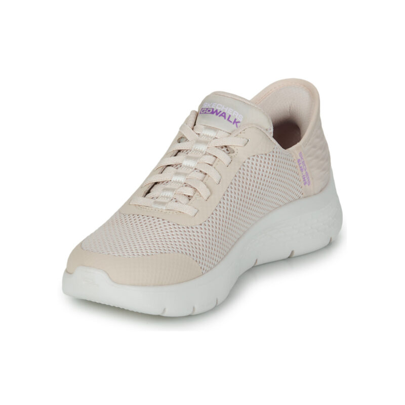 Skechers HANDS FREE SLIP INS : GO WALK FLEX - GRAND ENTRY Baskets basses beiges Femme - 3