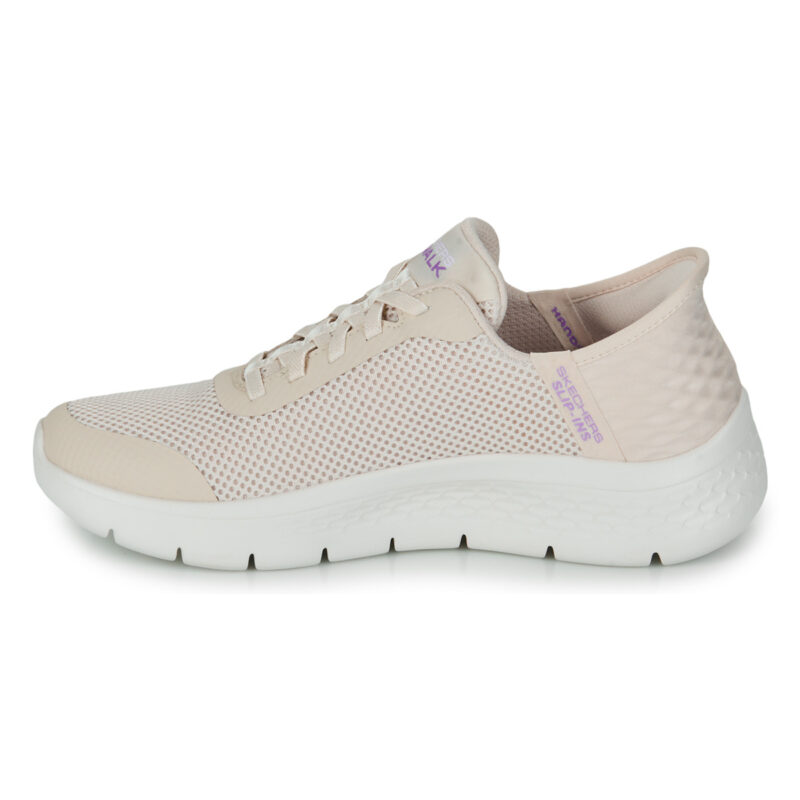 Skechers HANDS FREE SLIP INS : GO WALK FLEX - GRAND ENTRY Baskets basses beiges Femme - 4