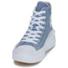 Converse CHUCK TAYLOR ALL STAR MOVE Bleu Baskets montantes Femme - 3