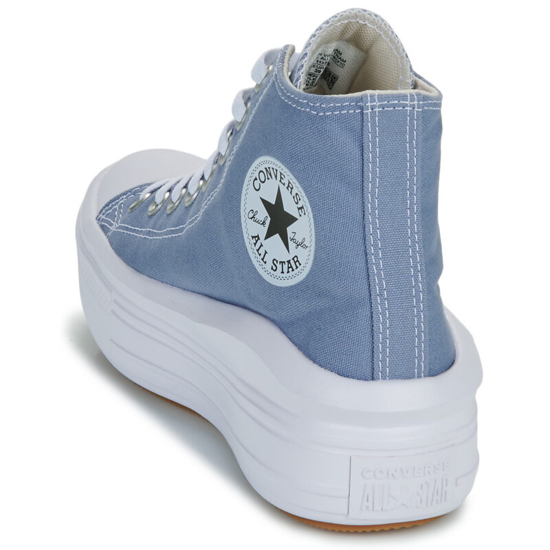 Converse CHUCK TAYLOR ALL STAR MOVE Bleu Baskets montantes Femme - 5
