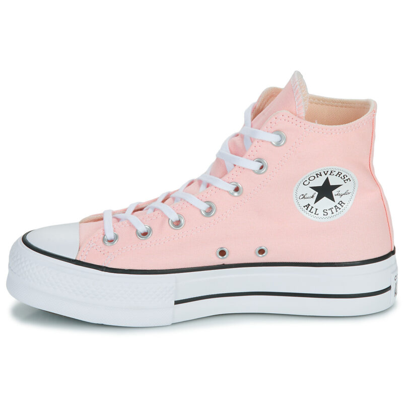 Converse CHUCK TAYLOR ALL STAR LIFT Pinke High Sneakers f&uuml;r Damen - Gr&ouml;&szlig;e 4