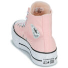 Converse CHUCK TAYLOR ALL STAR LIFT Pinke High Sneakers f&uuml;r Damen - Gr&ouml;&szlig;e 5