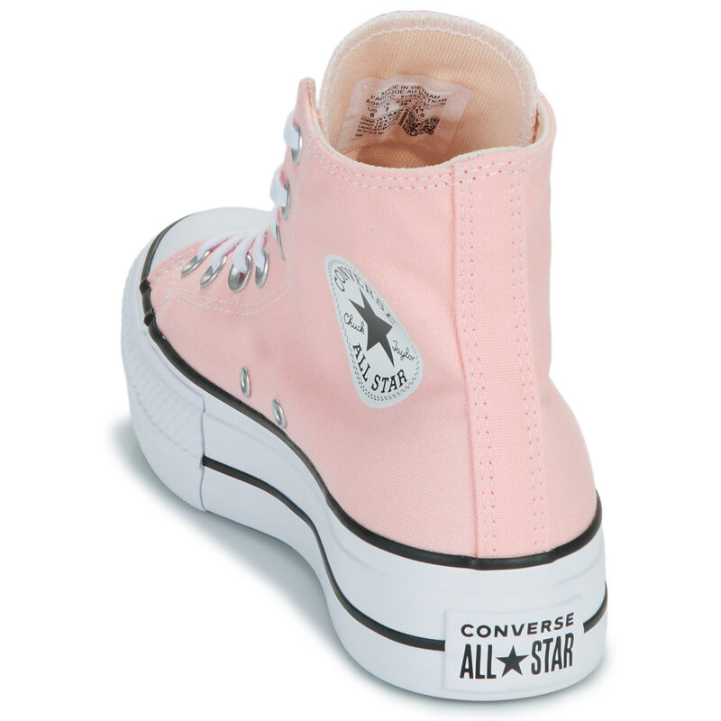 Converse CHUCK TAYLOR ALL STAR LIFT Pinke High Sneakers f&uuml;r Damen - Gr&ouml;&szlig;e 5