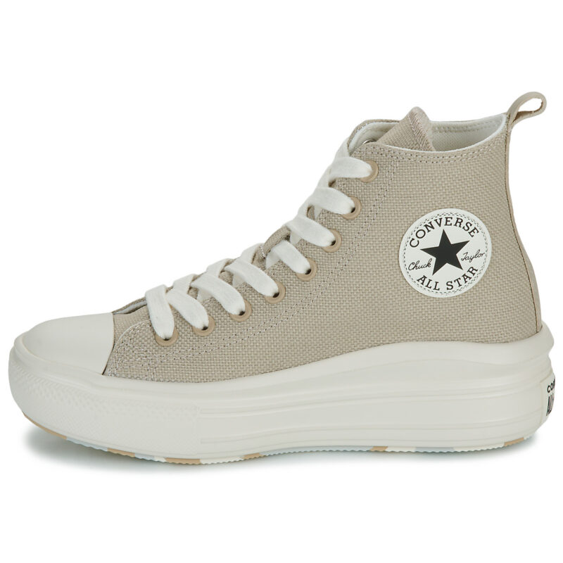 Converse Baskets montantes grises CHUCK TAYLOR ALL STAR MOVE pour femme - 4
