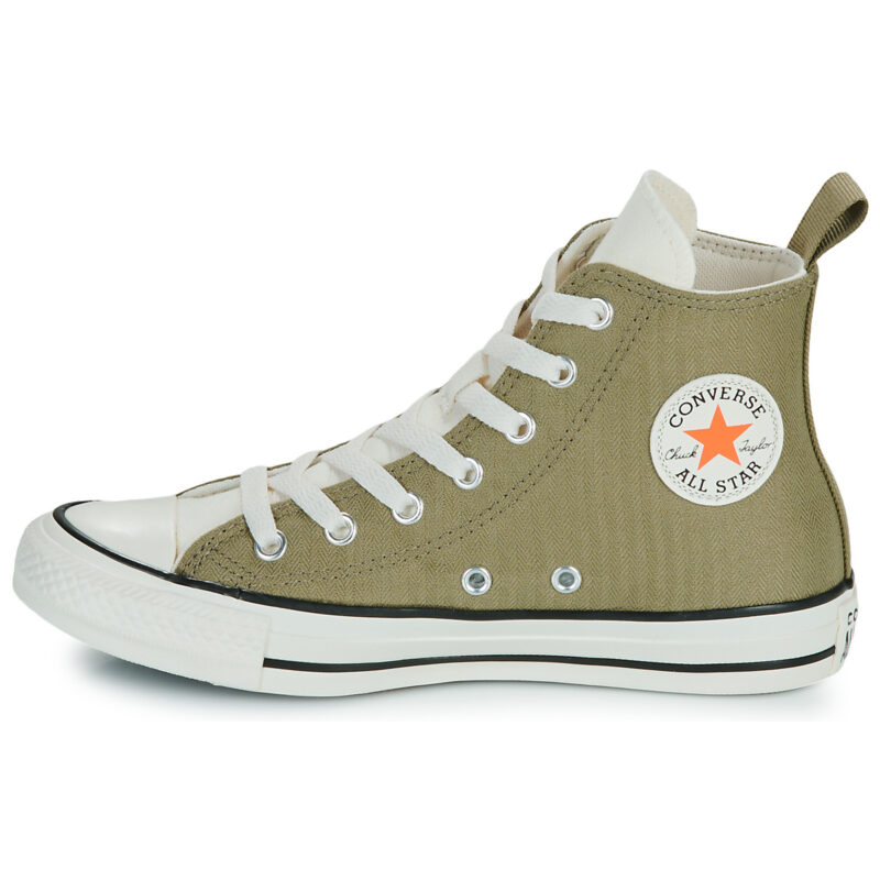 Converse CHUCK TAYLOR ALL STAR Baskets Kaki Enfant - 4