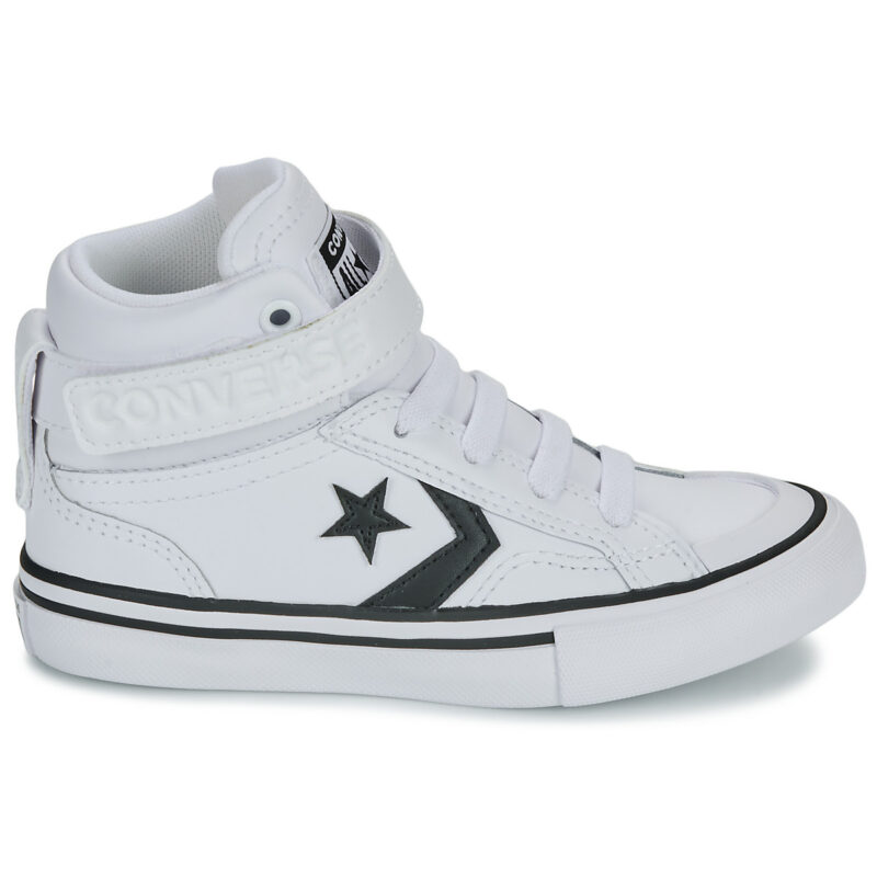 Converse PRO BLAZE STRAP LEATHER Blanc Baskets Enfant - 2