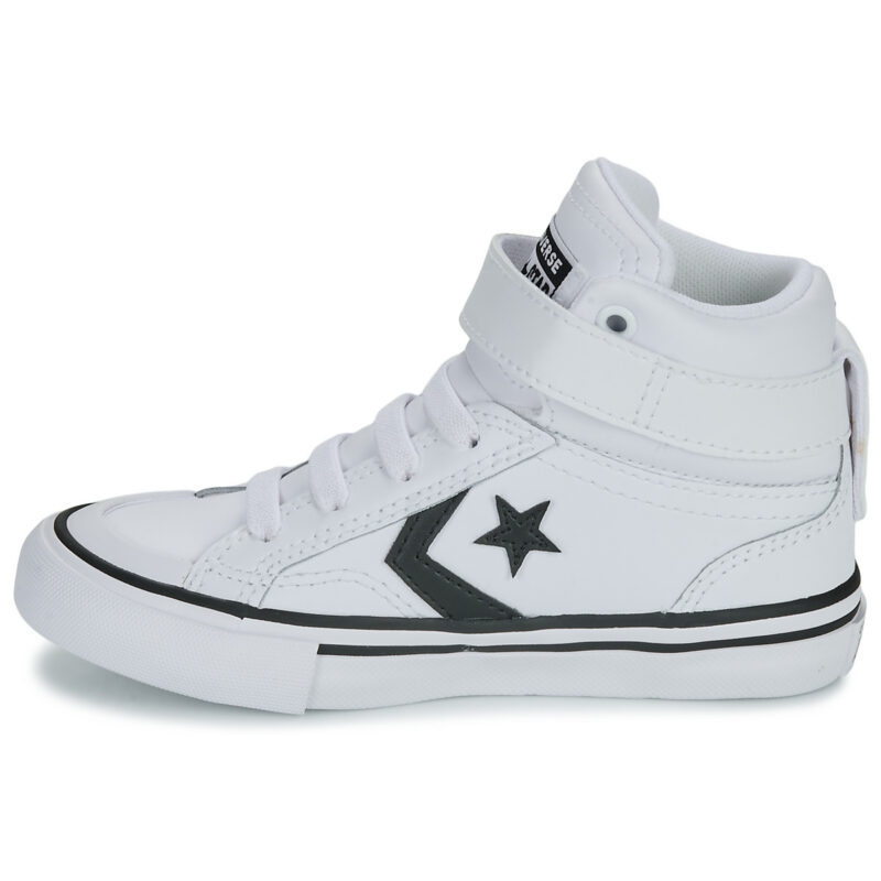 Converse PRO BLAZE STRAP LEATHER Blanc Baskets Enfant - 4